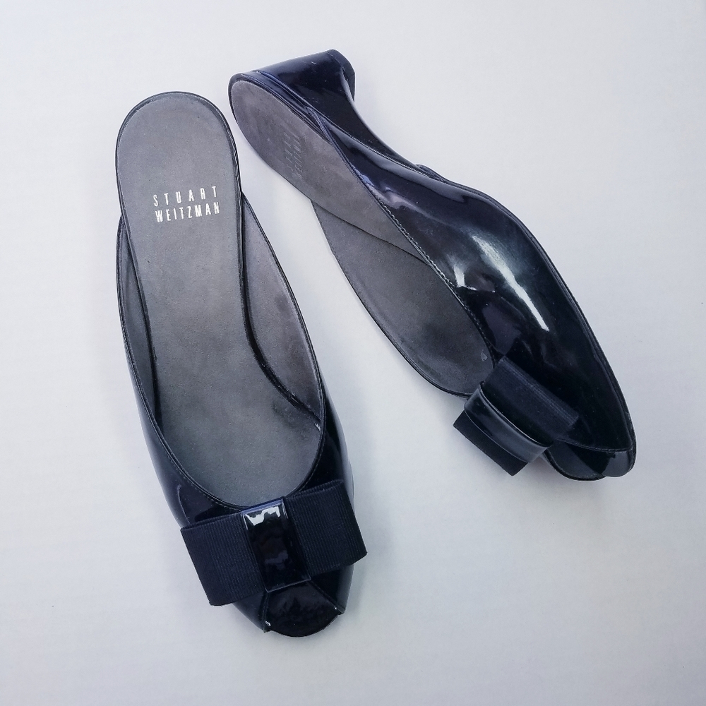 🌸 Stuart Weitzman | Patent Leather Peep Toe Shoes‎ size 7